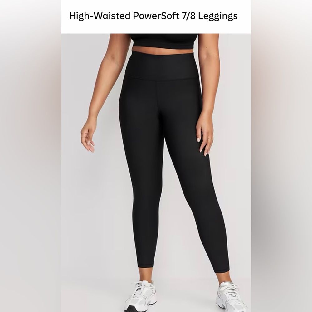 Old Navy Powersoft High-Rise 7/8 ankle active legging NWT